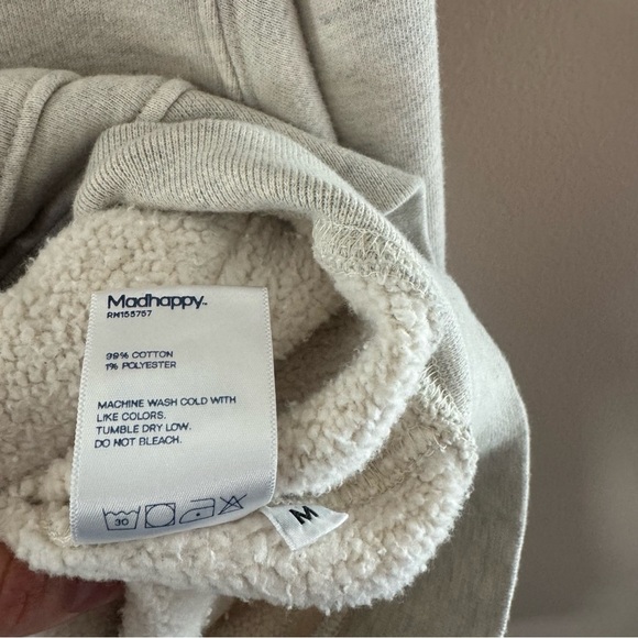 Madhappy Classics Fleece Zip Up Forever & Always 12.23.23 Size Medium - Picture 5 of 7